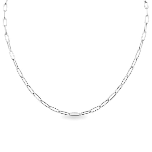 Paperclip Chain Necklace - Stainless Steel