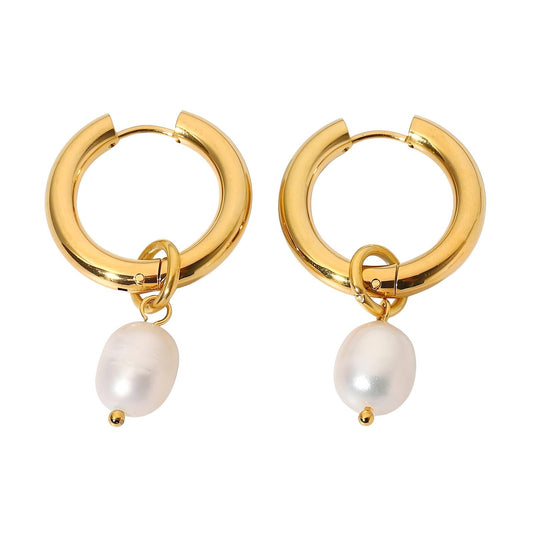 18K gold plated Stainless steel earrings