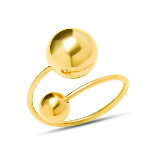 18K gold plated Stainless steel finger ring