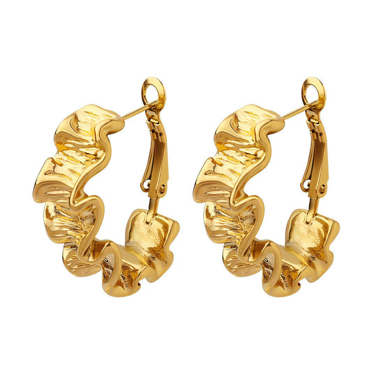 18K gold plated Stainless steel earrings