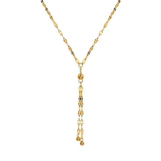 18K gold plated Stainless steel necklace