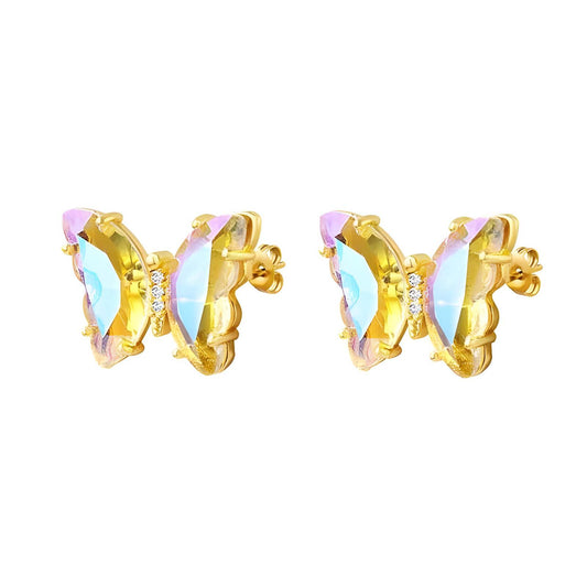 Flutura-Gold Butterfly Earrings