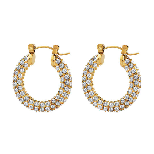 18K gold plated Stainless steel earrings