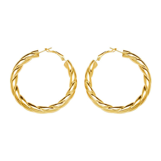 18K gold plated Stainless steel earrings